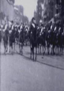 Президент МакКинли с эскортом едет в Капитолий/President McKinley and Escort Going to the Capitol